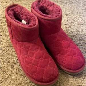 Ugg Quilted Short Ankle Boots Sz 6/37